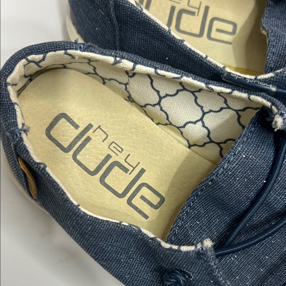 NWT Hey Dude Navy Blue Casual Slip-Ons size k13 - Picture 2 of 8